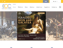 Tablet Screenshot of earlyopera.com
